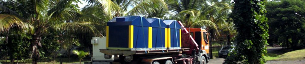 Transport Kinshofer Depotcontainer