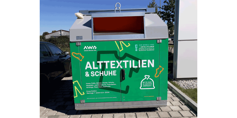 Klaus Kinshofer Technik Container Altkleider