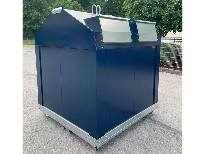 Kinshofer Technik Restmüll-Container Hafen Norwegen