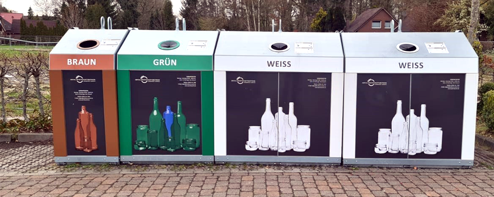 Klaus Kinshofer Technik Glascontainer Weißglas Buntglas